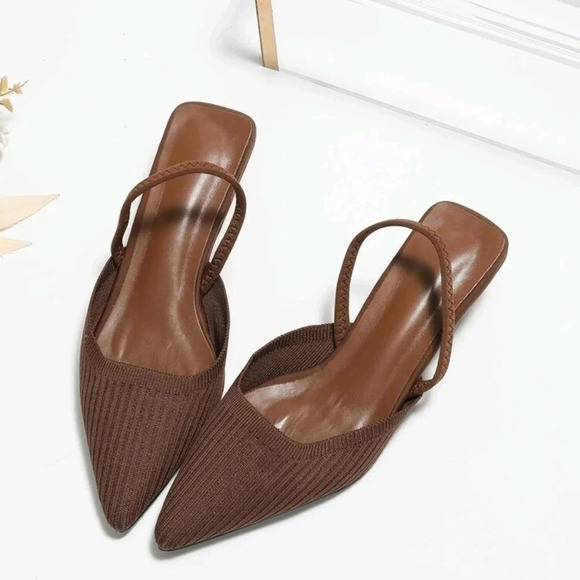 Fashionable New Style Women's High-Heeled Shoes With Pointed Toe, Elastic Strap - Picture 1 of 6